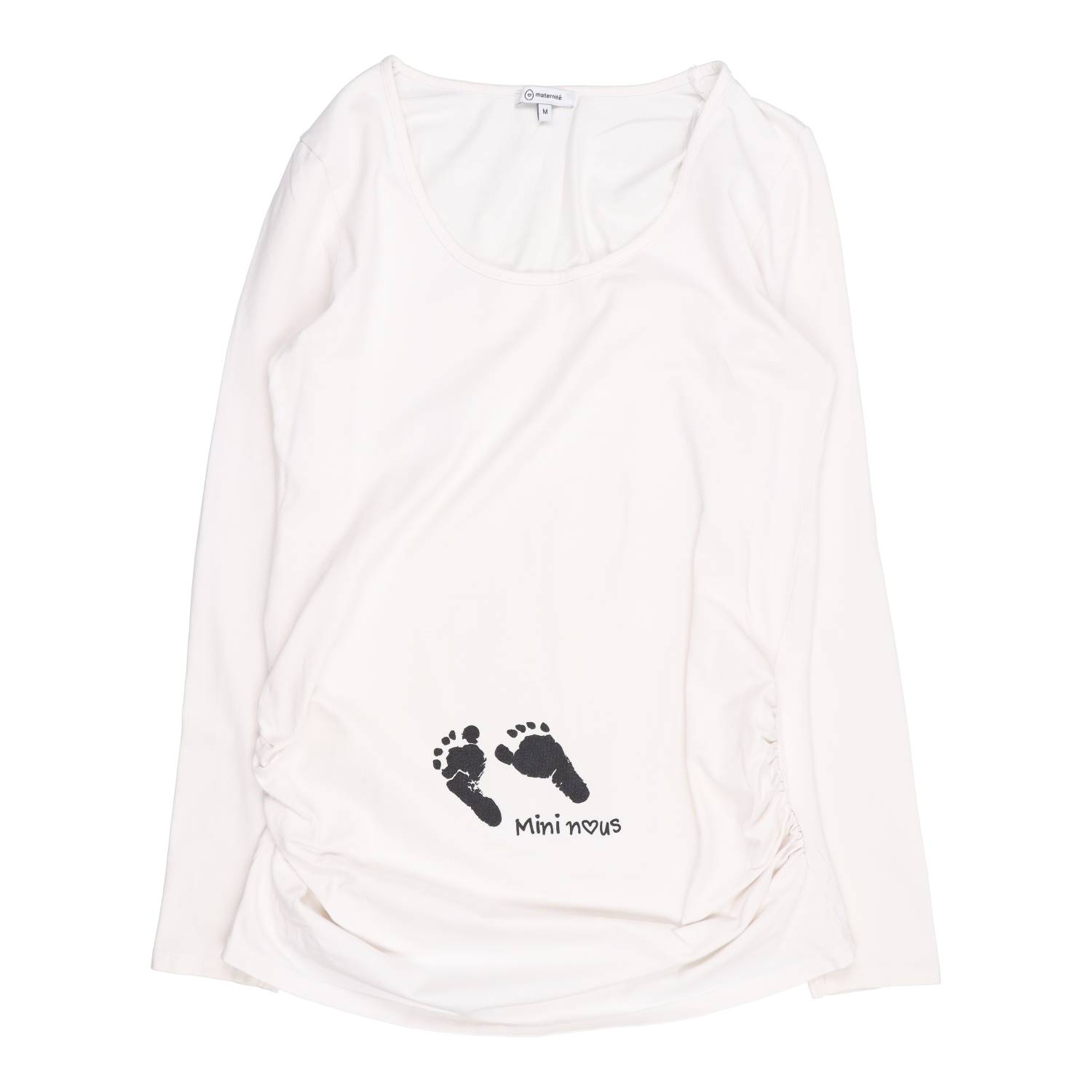 tee-shirt de grossesse blanc – 38/M